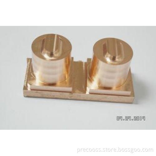 Brass / Copper 5 Axis CNC Milling Parts with Anodizing / Sa
